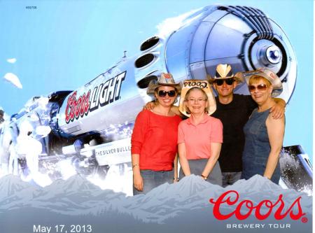 At the Coors brewery