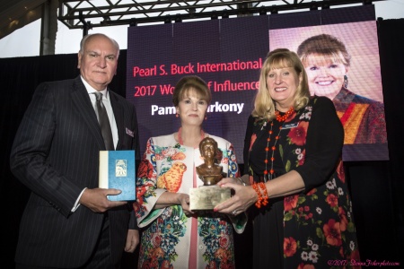 Receving Pearl S. Buck International Award