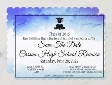 Carson High School Reunion