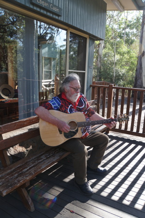 Noodling on Guitar at Dawson's Springs