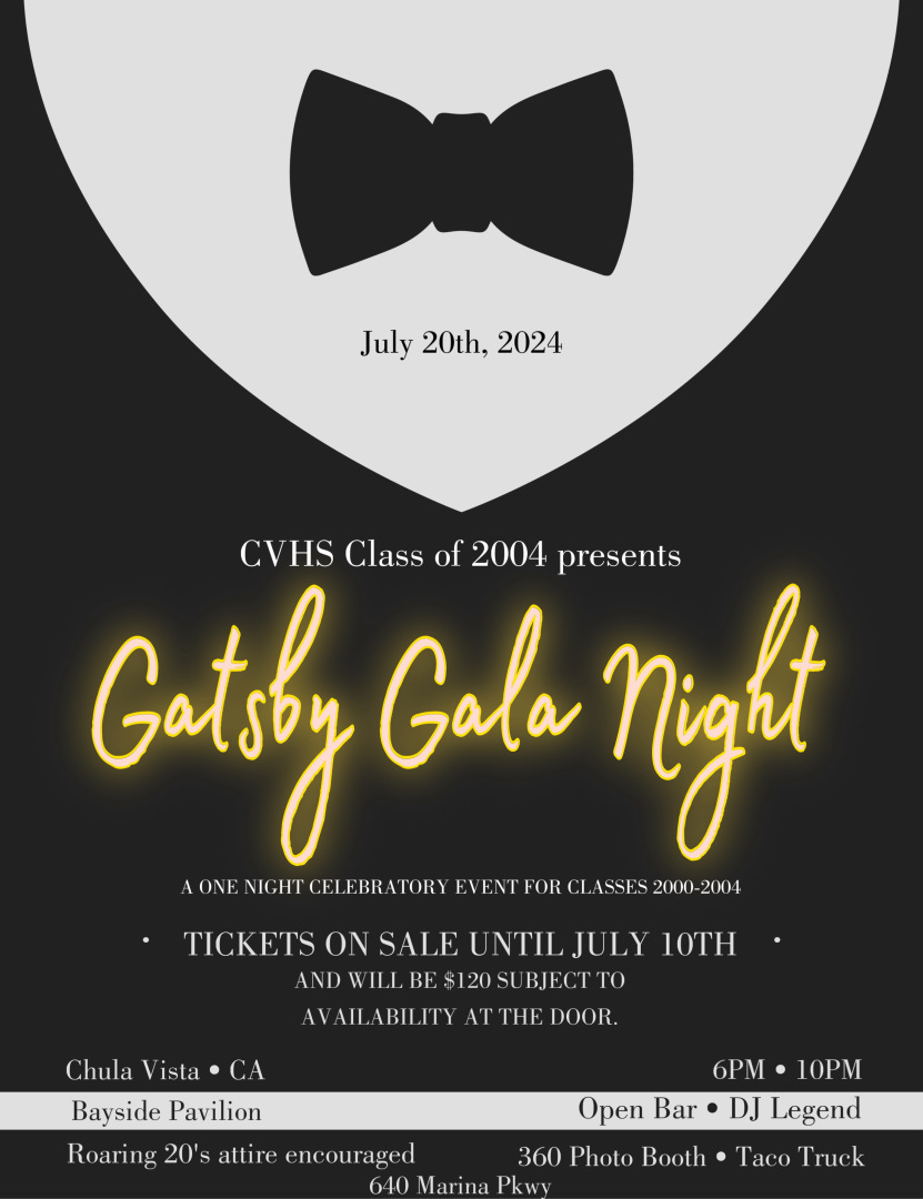 Class of 2004 invites classes of 2000-2004 to Gatsby Gala Night 