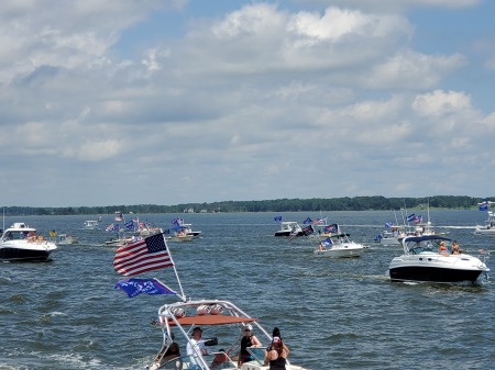 Trump Boat Parade Yorktown 2020