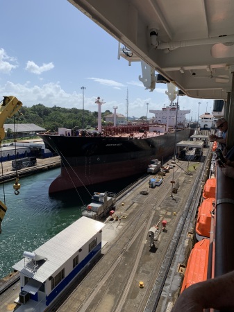 Panama Canal 12/15/2023 cruise Canival Pride