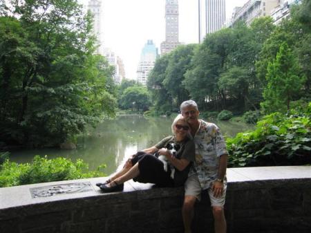 Steve and Madalyn in Central Park