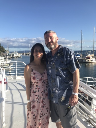 20 yr anniv sunset dinner cruise -  Maui 2019