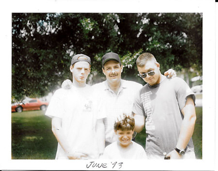 Me and my three boys 1993