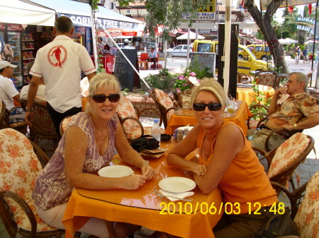Lunch in Turkey (I'm on the left)