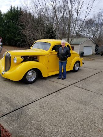 Me and my 38 Plymouth Coupe