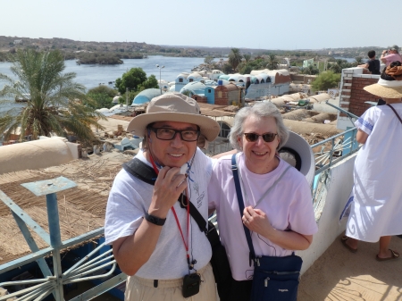 Steve & Gail at a Nubian Village