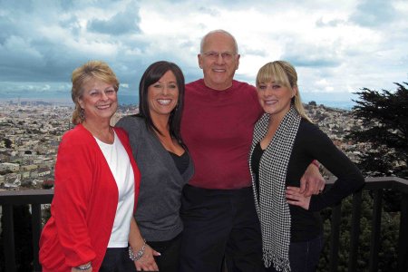 Me, daughter, brother in law, granddaughter in SF, Dec., 2011