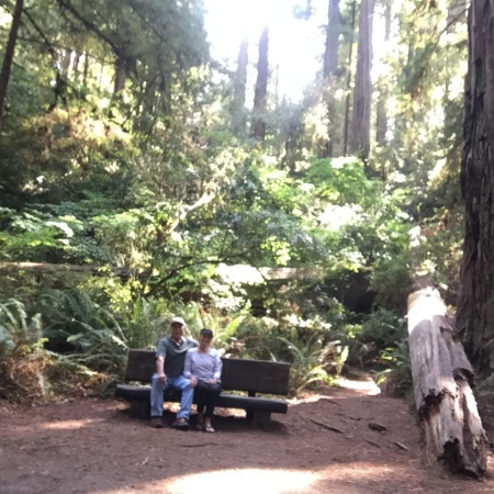 Redwoods couple - Redwoods Natl'Park 2017