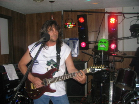 Jammi'n at a gig years ago...