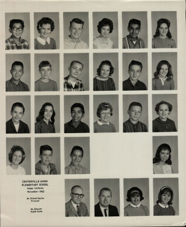 Mr. Blancett 8th Grade 1962-1963