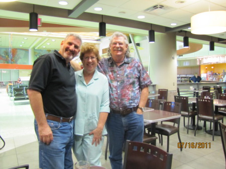 Brothers Scott and Doug and me at the PHX airport for a quick reunion in 2011.