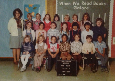 Mrs. Heck, Grade 3, 1976-1977