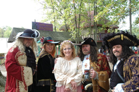 friends & Trish at Ren Fest, 2012