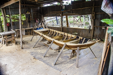 A Small Village In Vietnam For Boat Building