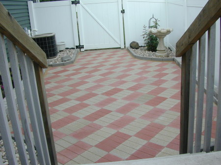 Patio work I did in 2010