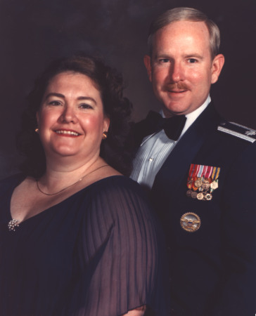 Diane  & Lt Col Frank C. Gentner at Dining Out