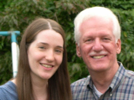 Deb and her Dad in Virginia