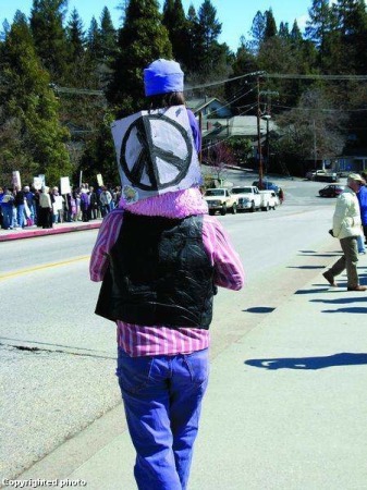 Nevada City, California Peace March 2008