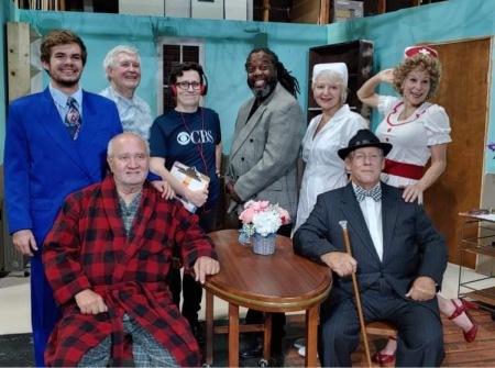 Cast of The Sunshine Boys. That’s me robe.