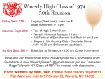 50th Waverly High School 1974 Class Reunion reunion event on Sep 28, 2024 image