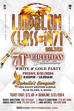 LTHS White and Gold 71st Birthday Celebration