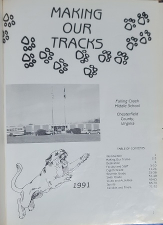 Falling Creek Middle 1991 (Title Page)
