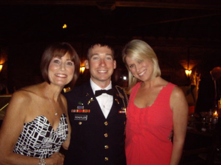 1St LT with his Mom and Sister