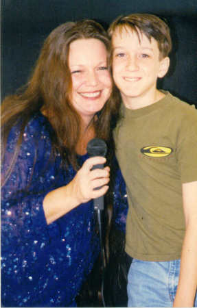 Rose with our Son Cory, about 15 yrs. ago