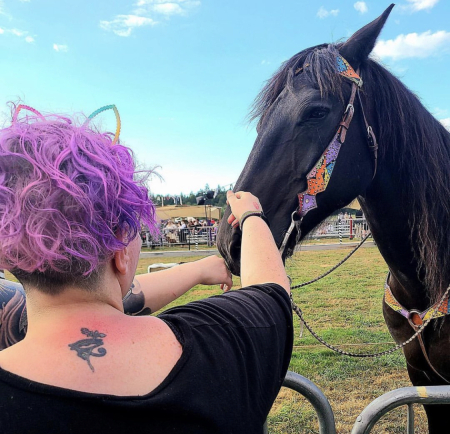 Unicorn hair at RenFaire Washington State