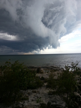 Door County storm