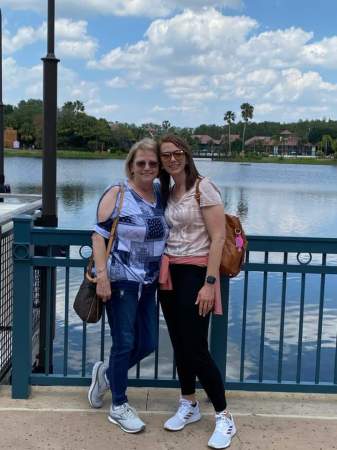 My baby daughter Meagan and me at Disneyworld.