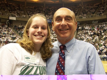 Michele Berry with Dick Vitale 