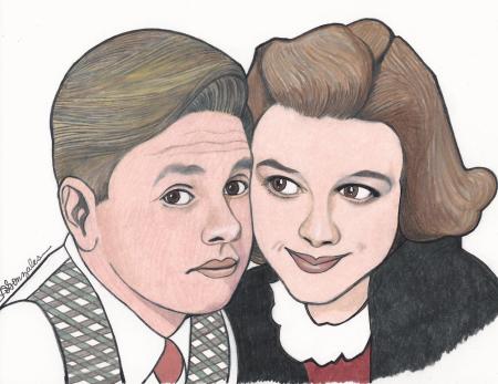 Mickey Rooney & Judy Garland