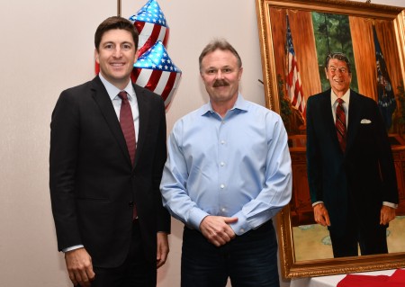 Russ and representative Bryan Steil