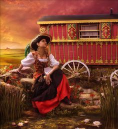 SPANISH GYPSY   PAINTING