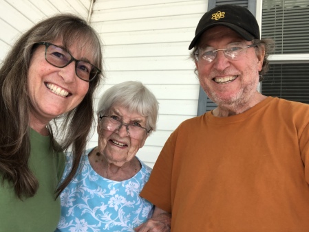 My bride my mom (97) and me