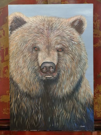 "Grizzly Bathing"