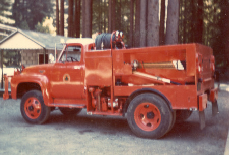 14-63 Cazadero fire truck summer of 65