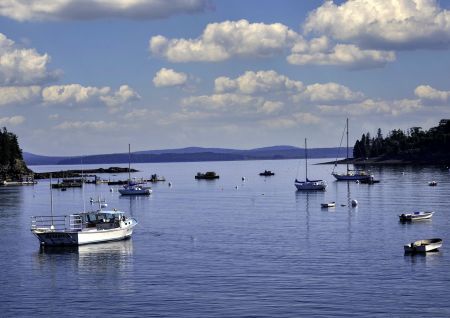 Bar Harbor lobster boats