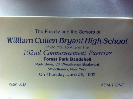 Graduation day June 25, 1992