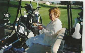 Mom golfing( miss you so much)