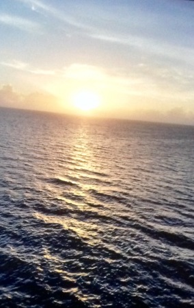 Another beautiful day at Sea.