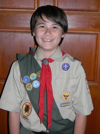 Joseph in Boy Scouts June 2014
