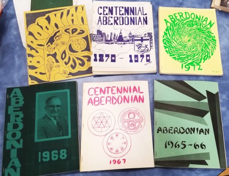 1965 to 1972 Aberdeen yearbooks