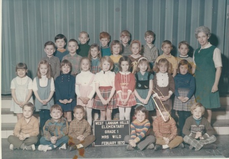 Mrs. Wild's 1st grade class, 1970