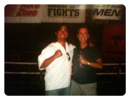 Me & Steve Herendez boxing GOOD TIMES MORONGO