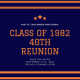 Class of 1982 40th Reunion reunion event on Sep 16, 2022 image